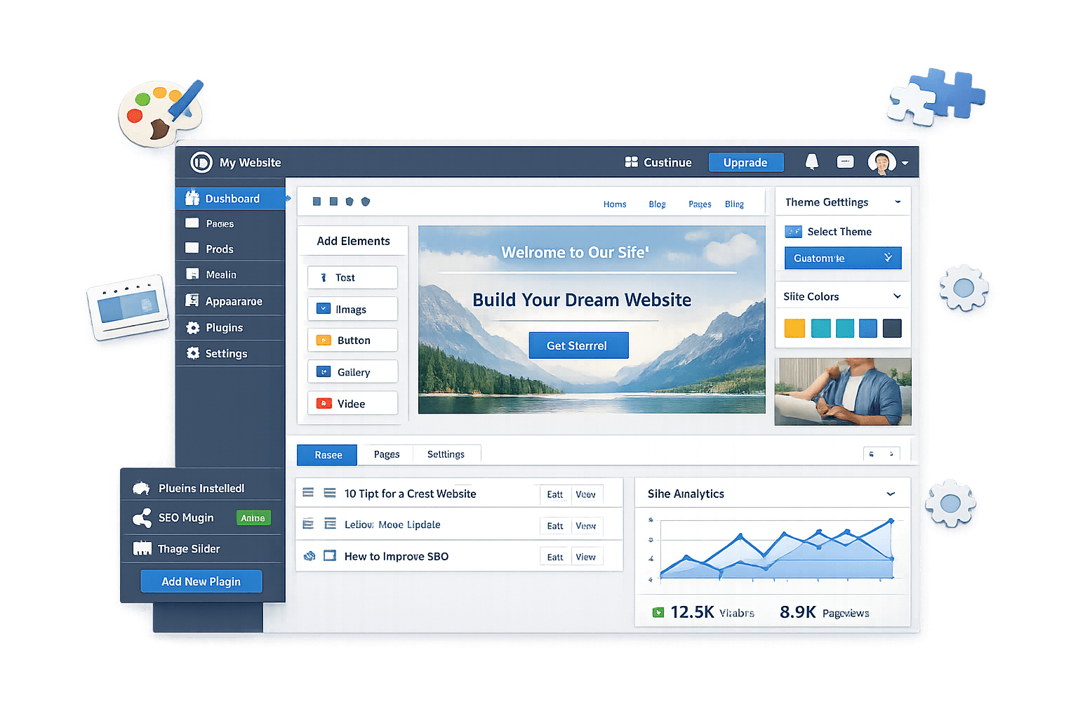 Easy WordPress Website Builder